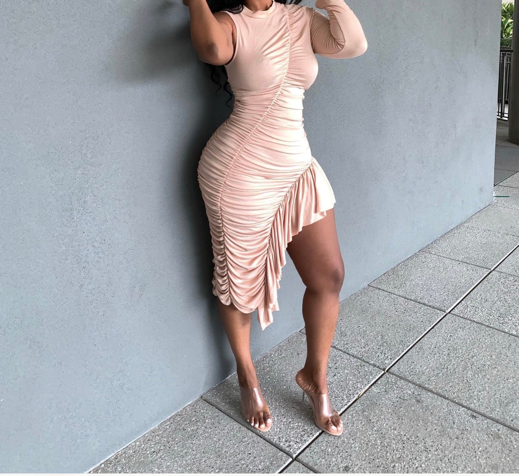 “Date Night” Nude Dress